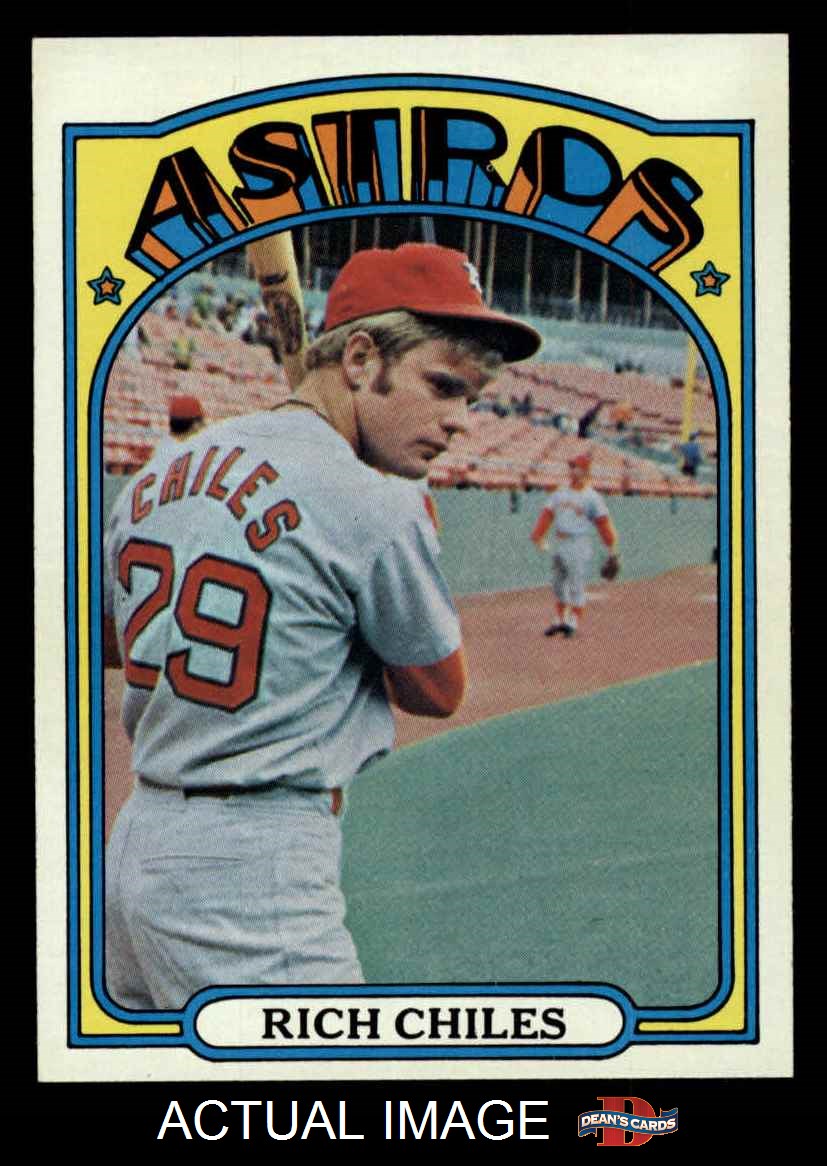 1972 topps #56 rich chiles nm a40371