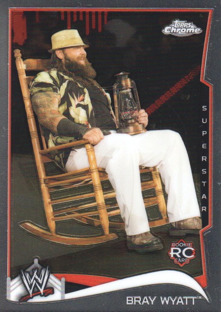 有关以下物品的详细资料: 2014 topps chrome wwe wrestling #6 bray