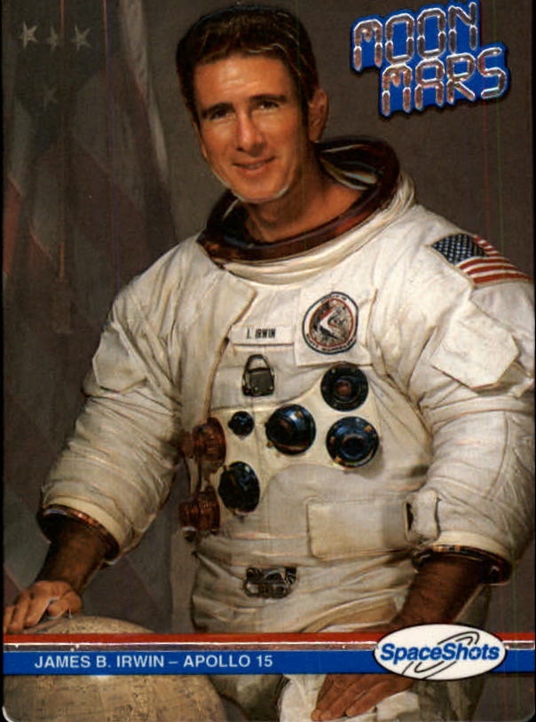 1991 space shots moon mars #18 james b. irwin