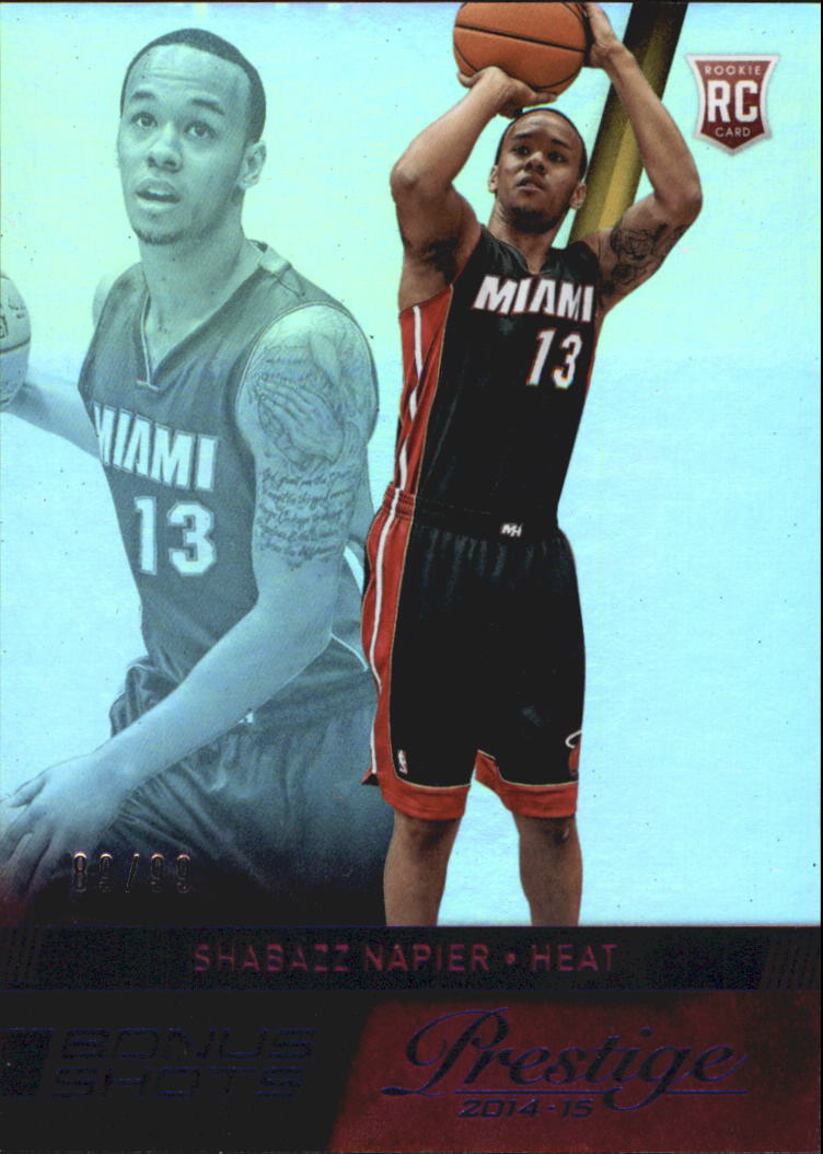 2014-15 prestige premium bonus shots blue #181 shabazz napier