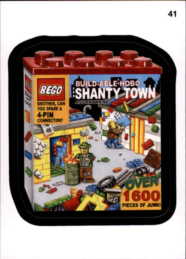 2015 wacky packages series one #41 bego shanty town