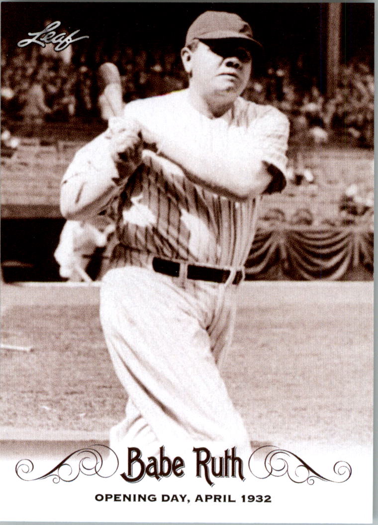 Leaf Babe Ruth Collection Babe Ruth Nm Mt