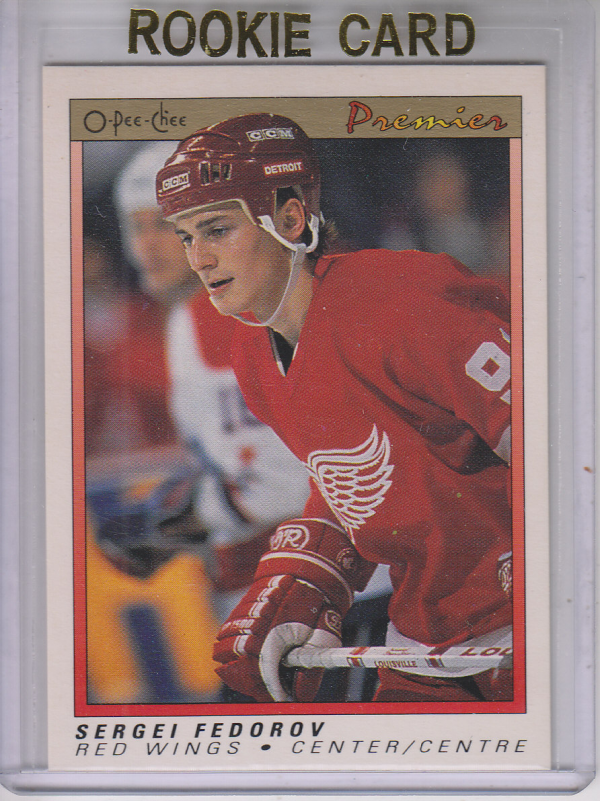 1990-91 OPC Premier #30 Sergei Fedorov RC