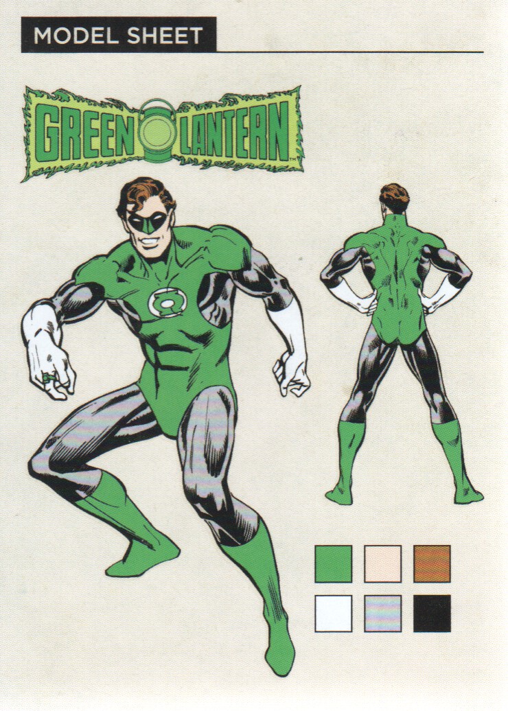 green lantern trading cards