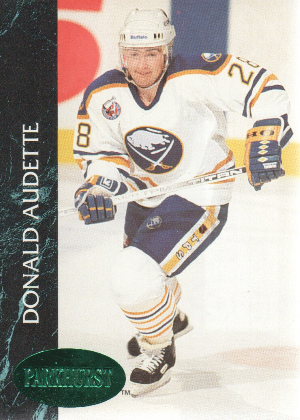 1992-93 Parkhurst Emerald Ice #18 Donald Audette