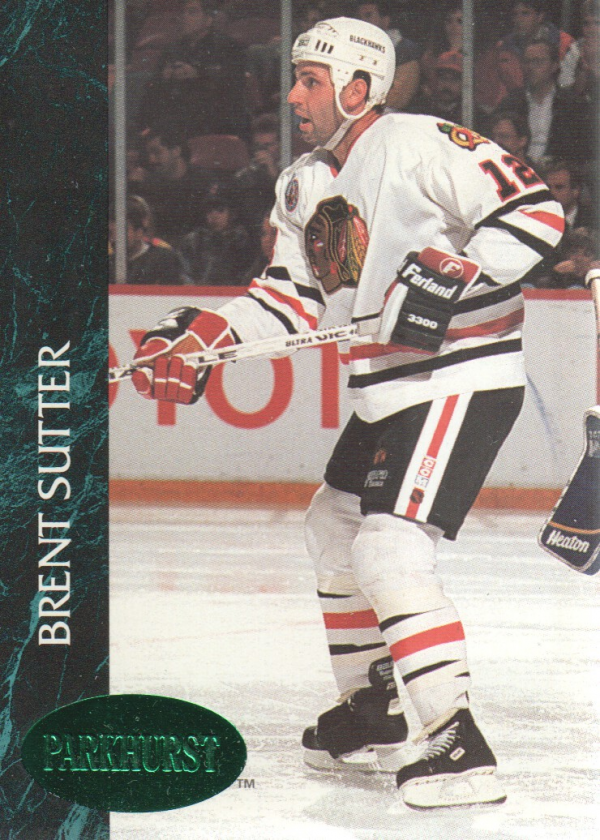 1992-93 Parkhurst Emerald Ice #33 Brent Sutter