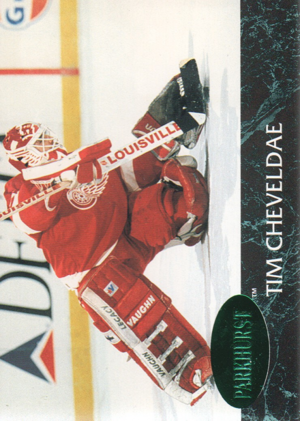 1992-93 Parkhurst Emerald Ice #37 Tim Cheveldae