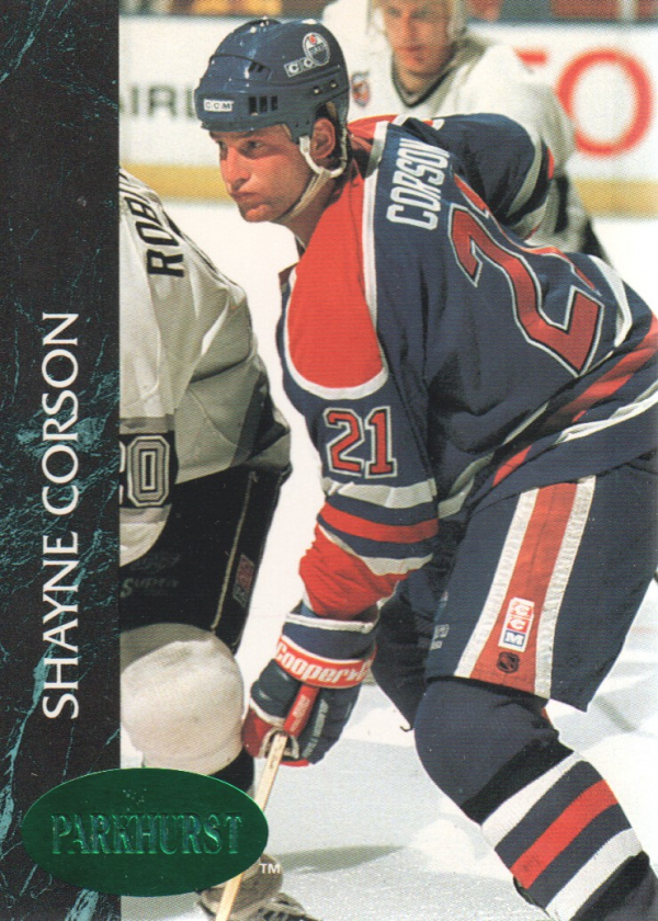 1992-93 Parkhurst Emerald Ice #53 Shayne Corson