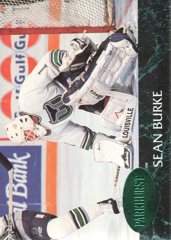 1992-93 Parkhurst Emerald Ice #57 Sean Burke