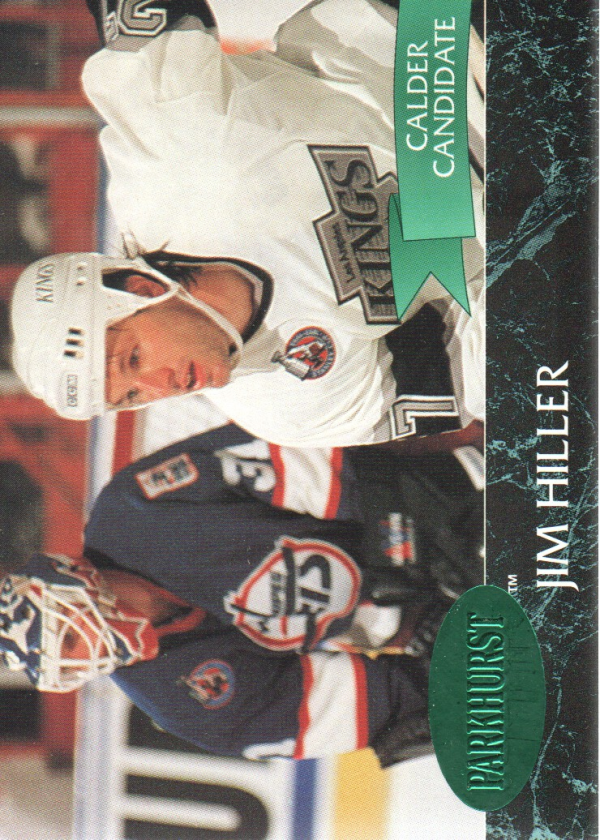 1992-93 Parkhurst Emerald Ice #70 Jim Hiller