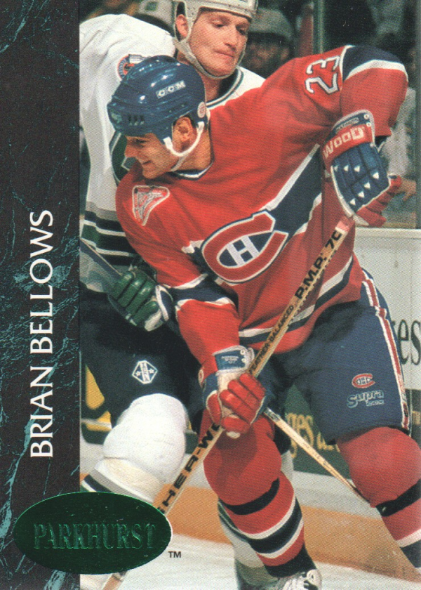 1992-93 Parkhurst Emerald Ice #87 Brian Bellows