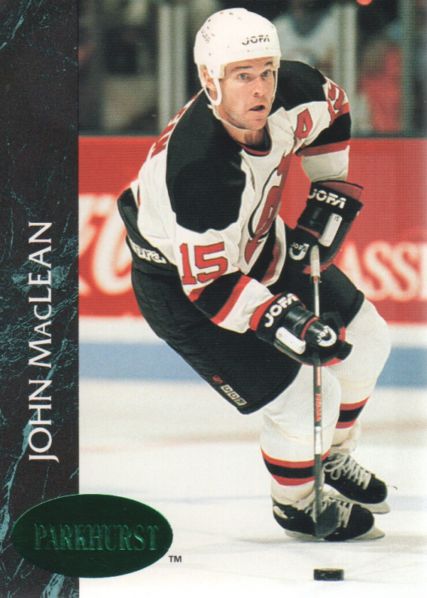 1992-93 Parkhurst Emerald Ice #90 John MacLean