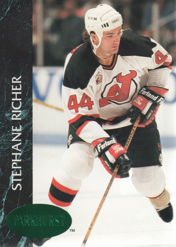 1992-93 Parkhurst Emerald Ice #91 Stephane Richer