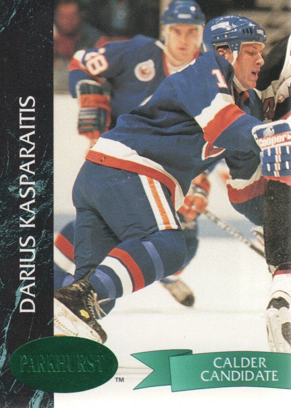 1992-93 Parkhurst Emerald Ice #102 Darius Kasparaitis