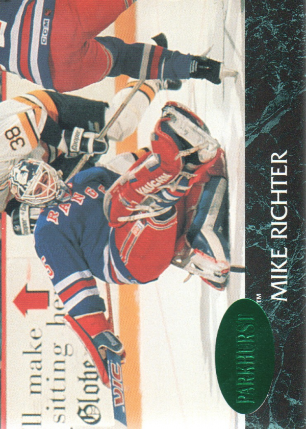 1992-93 Parkhurst Emerald Ice #112 Mike Richter