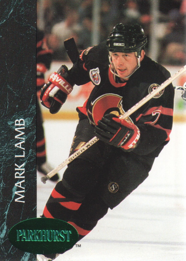 1992-93 Parkhurst Emerald Ice #116 Mark Lamb