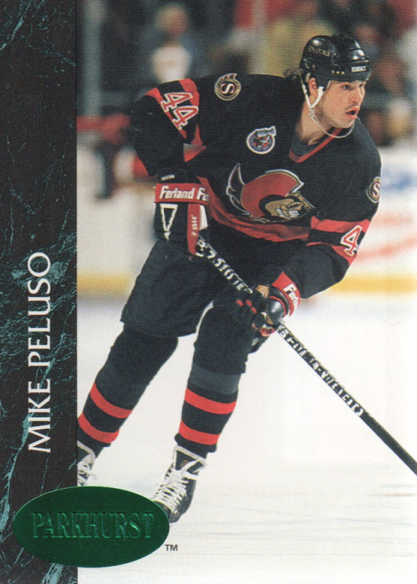 1992-93 Parkhurst Emerald Ice #118 Mike Peluso