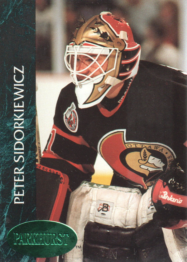 1992-93 Parkhurst Emerald Ice #120 Peter Sidorkiewicz
