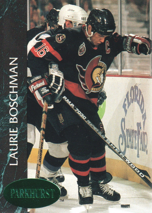 1992-93 Parkhurst Emerald Ice #122 Laurie Boschman