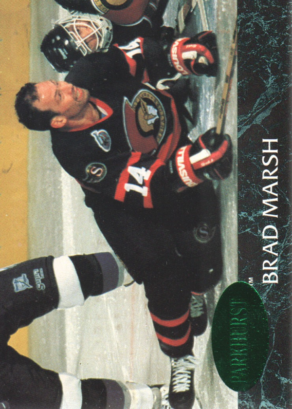1992-93 Parkhurst Emerald Ice #123 Brad Marsh