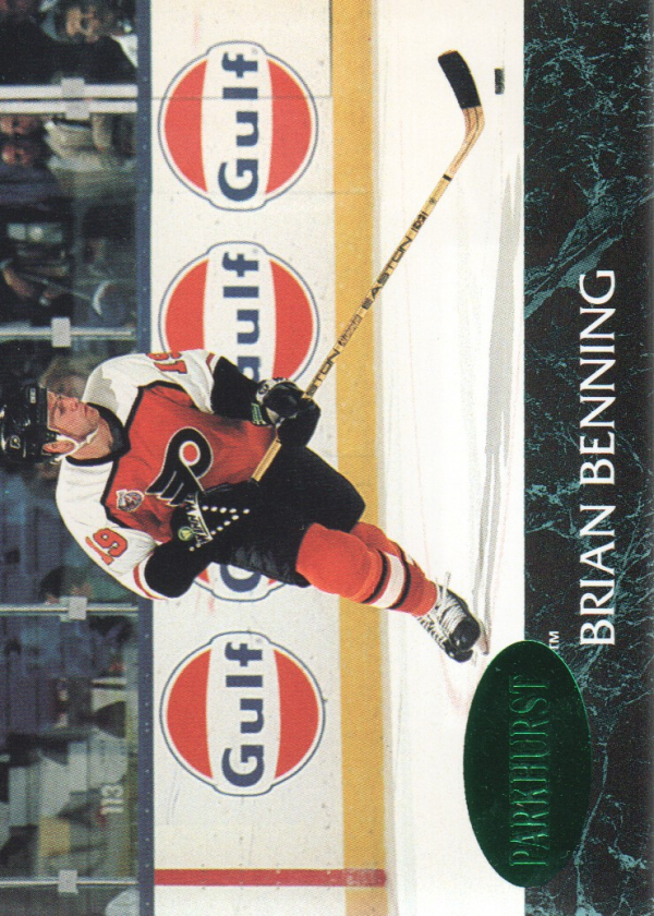 1992-93 Parkhurst Emerald Ice #125 Brian Benning