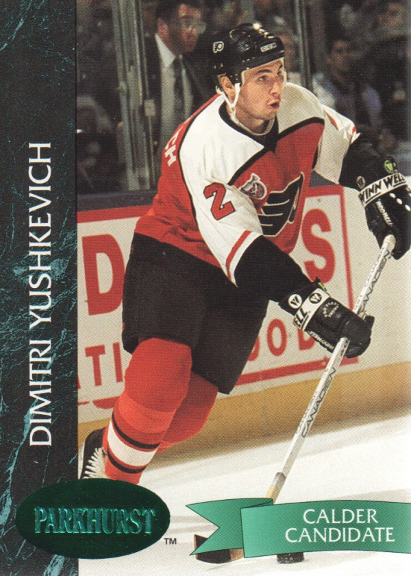 1992-93 Parkhurst Emerald Ice #133 Dimitri Yushkevich