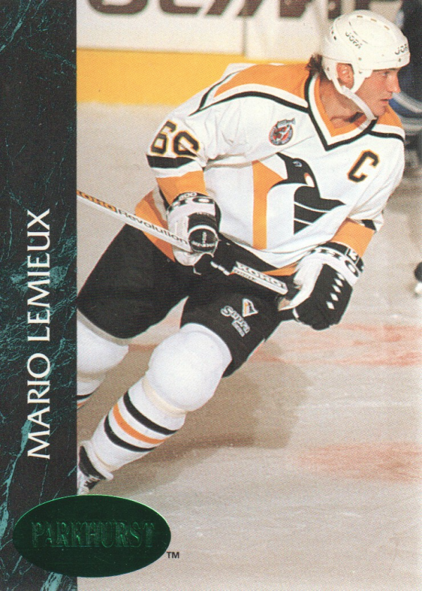1992-93 Parkhurst Emerald Ice #136 Mario Lemieux