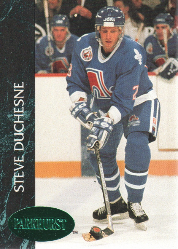 1992-93 Parkhurst Emerald Ice #143 Steve Duchesne