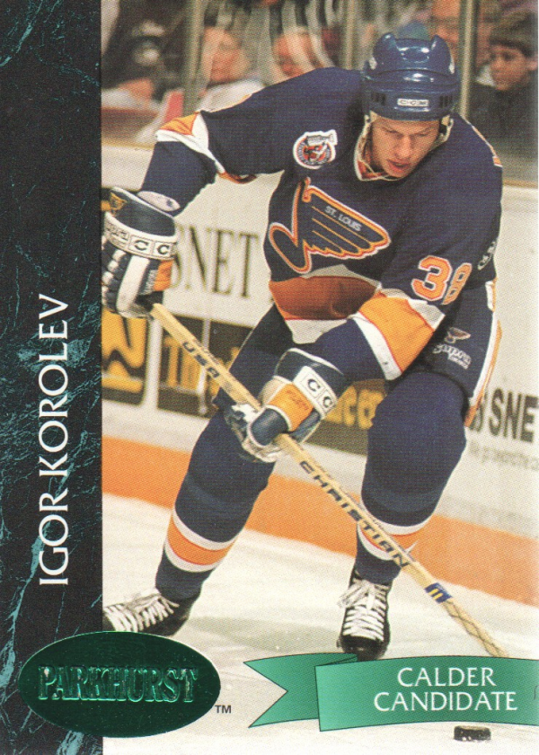 1992-93 Parkhurst Emerald Ice #158 Igor Korolev