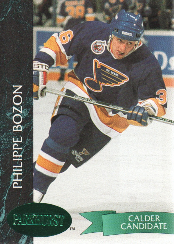 1992-93 Parkhurst Emerald Ice #159 Philippe Bozon