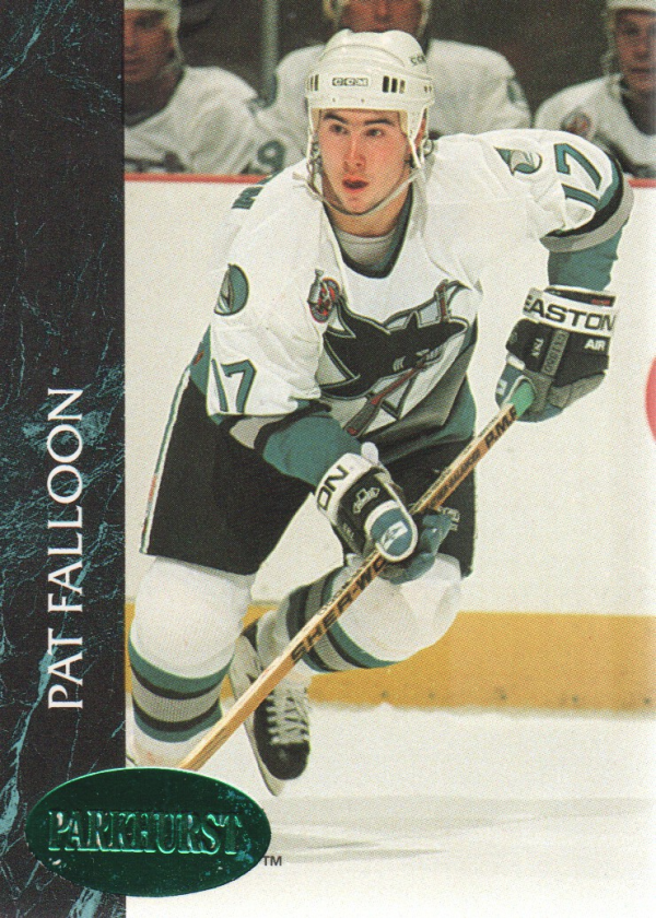 1992-93 Parkhurst Emerald Ice #161 Pat Falloon