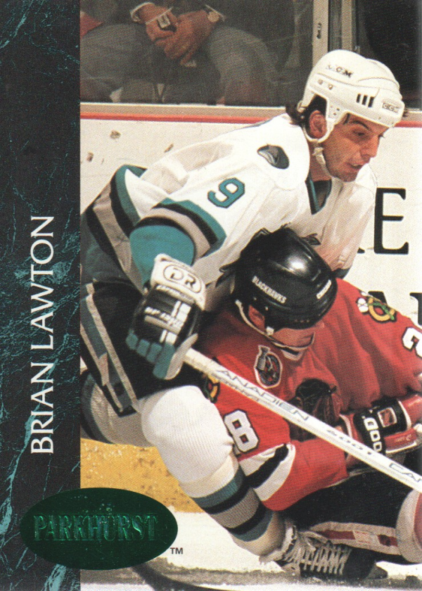 1992-93 Parkhurst Emerald Ice #163 Brian Lawton