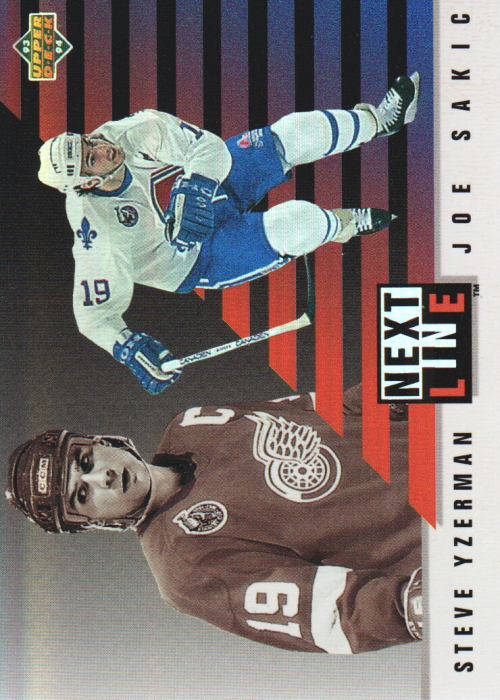 1993-94 Upper Deck Next In Line #NL3 Steve Yzerman/Joe Sakic