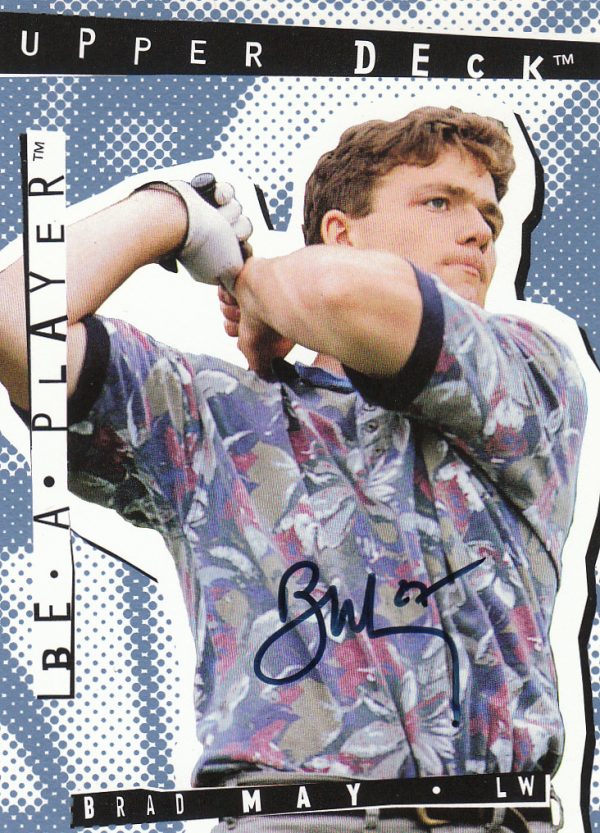 1994-95 Be A Player Autographs #22 Brad May
