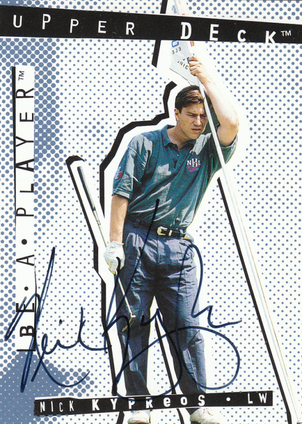1994-95 Be A Player Autographs #54 Nick Kypreos