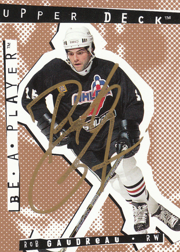 1994-95 Be A Player Autographs #85 Rob Gaudreau