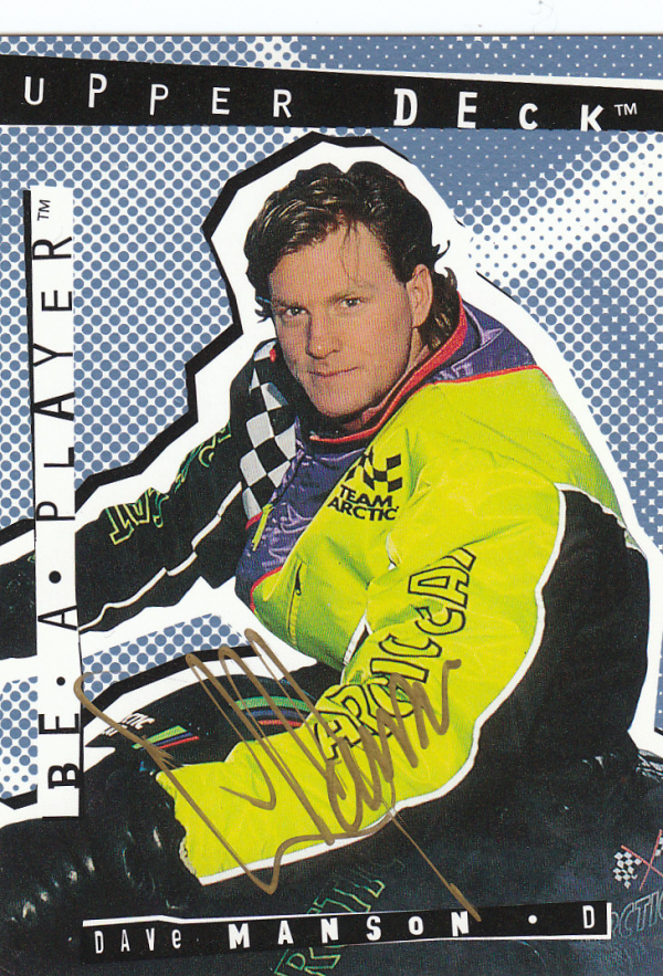 1994-95 Be A Player Autographs #95 Dave Manson