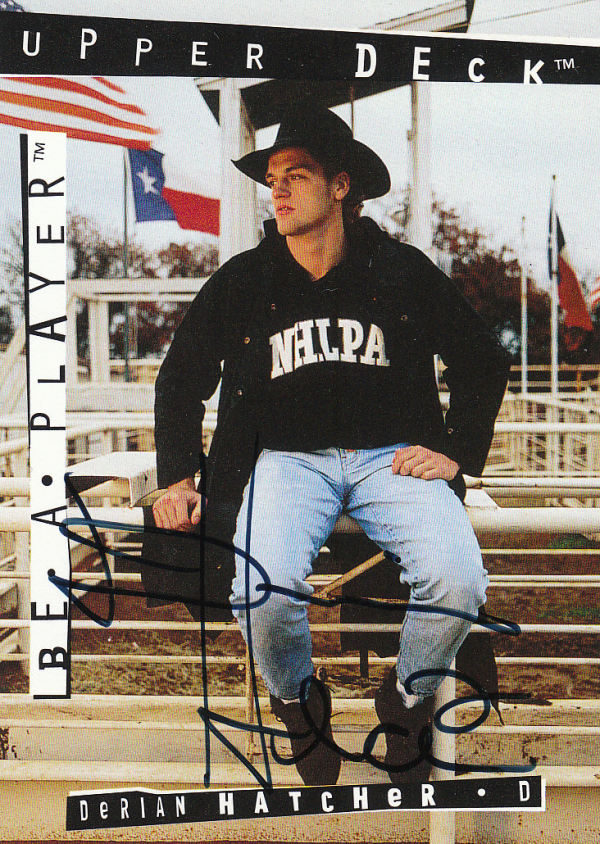 1994-95 Be A Player Autographs #125 Derian Hatcher