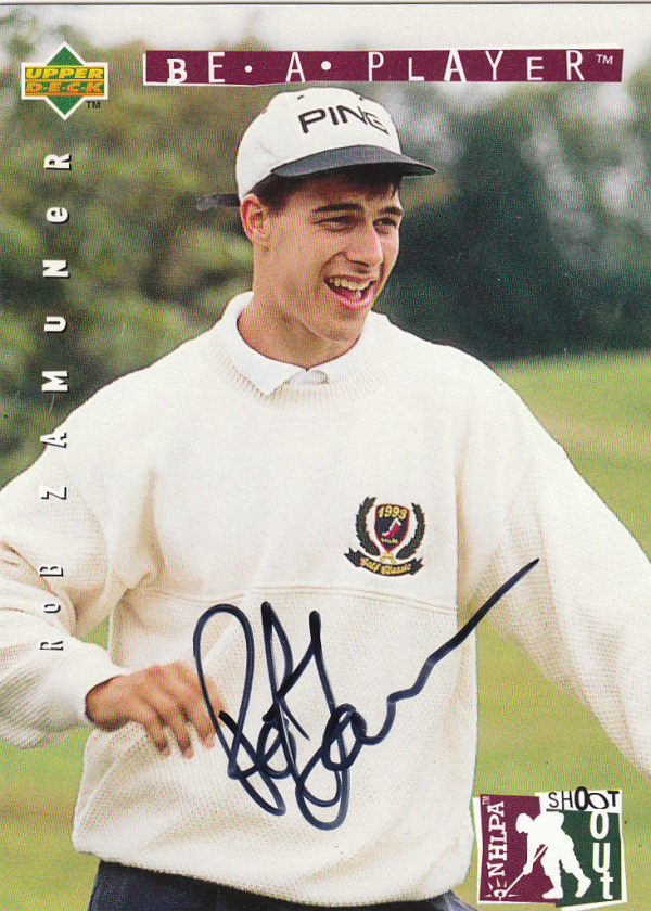 1994-95 Be A Player Autographs #147 Rob Zamuner