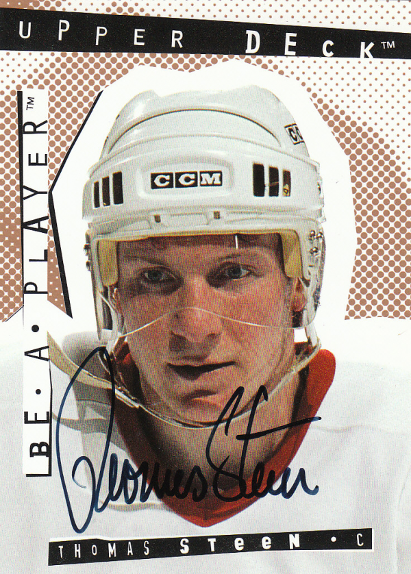 1994-95 Be A Player Autographs #159 Thomas Steen