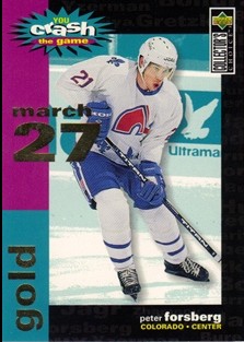 1995-96 Collector's Choice Crash the Game Gold #C20A Peter Forsberg