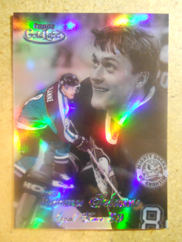 1998-99 Topps Gold Label Goal Race '99 Black #GR3 Teemu Selanne