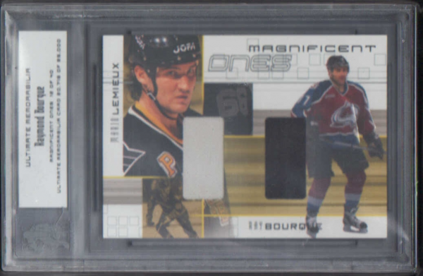 2000-01 BAP Ultimate Memorabilia Magnificent Ones #ML6 Ray Bourque/Mario Lemieux
