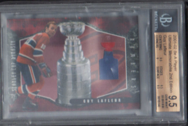2001-02 BAP Ultimate Memorabilia Dynasty Numbers #6 Guy Lafleur