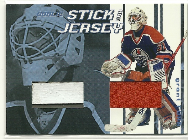 2001-02 Between the Pipes Jerseys and Sticks #GSJ41 Grant Fuhr