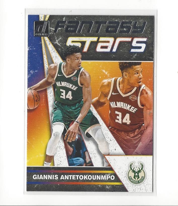 Donruss Fantasy Stars Giannis Antetokounmpo Nm Mt