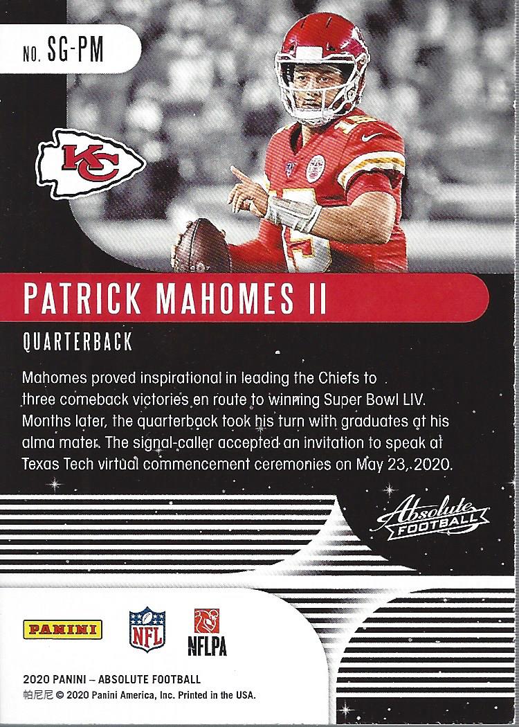 Absolute Star Gazing Patrick Mahomes Ii Nm Mt