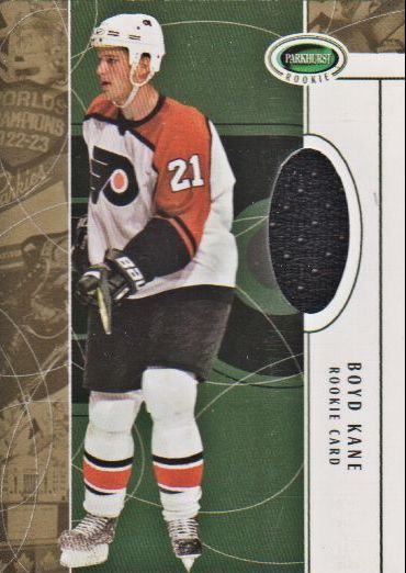 2003-04 Parkhurst Rookie #133 Boyd Kane JSY RC