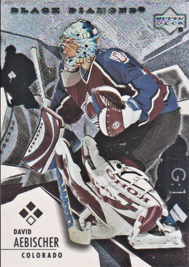 2003-04 Black Diamond #145 David Aebischer