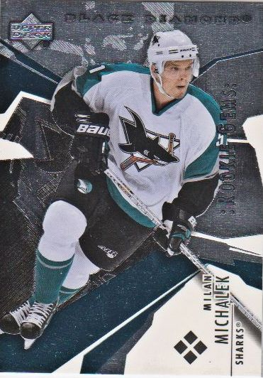 2003-04 Black Diamond #186 Milan Michalek RC